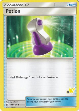 Potion - 127/149 (#20 Pikachu Stamped)  - Battle Academy Normal