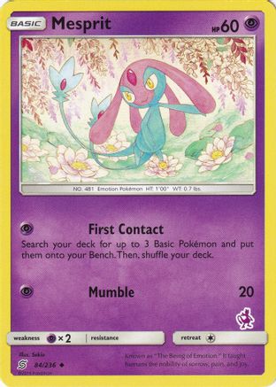 Mesprit (Mewtwo Stamped) (84/236) - Battle Academy  - Promo