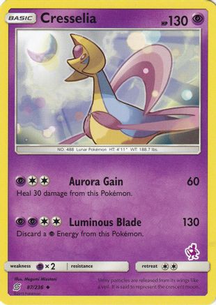 Cresselia (Mewtwo Stamped) (87/236) - Battle Academy  - Promo