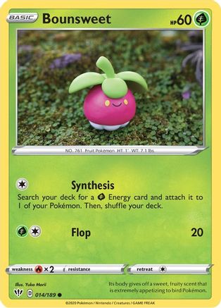 Bounsweet 014/189 - SWSH03 Darkness Ablaze Normal - Common