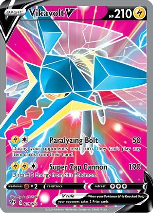 Vikavolt V 180/189 - Darkness Ablaze Holofoil