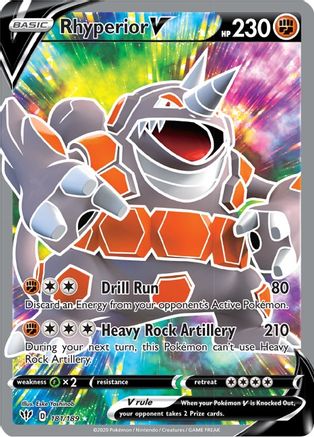 Rhyperior V 181/189 - Darkness Ablaze Holofoil