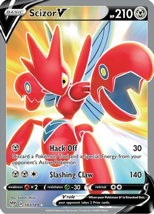 Scizor V 183/189 - Darkness Ablaze Holofoil