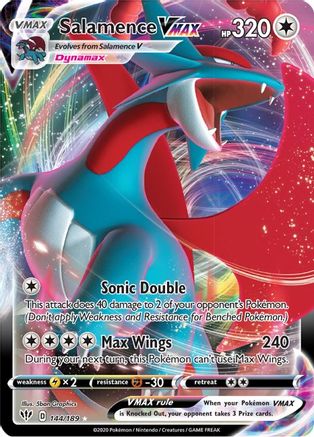 Salamence VMAX 144/189 - Darkness Ablaze Holofoil