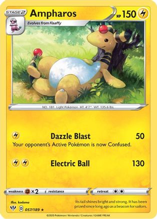 Ampharos 57/189 - Darkness Ablaze