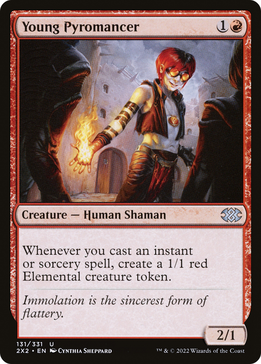 Young Pyromancer (2X2-131) - Double Masters 2022 Foil