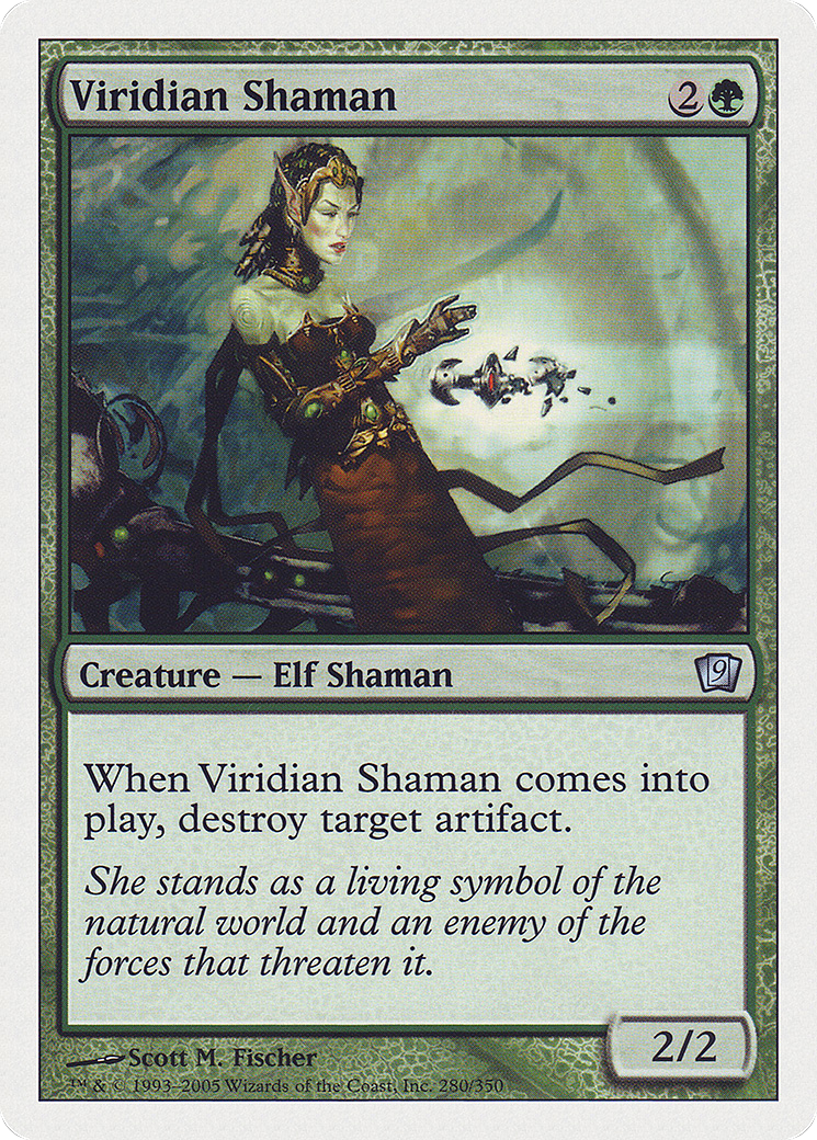 Viridian Shaman (9ED-280) - Ninth Edition