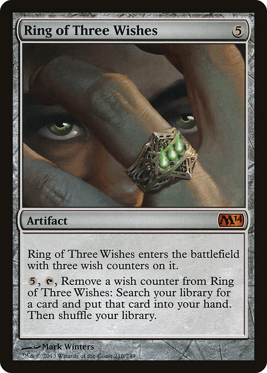 Ring of Three Wishes (M14-216) - Magic 2014