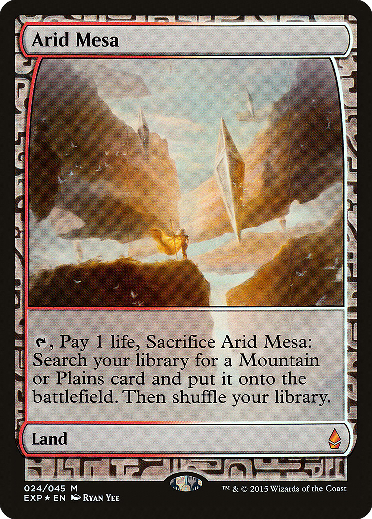 Arid Mesa (EXP-024) - Zendikar Expeditions Foil