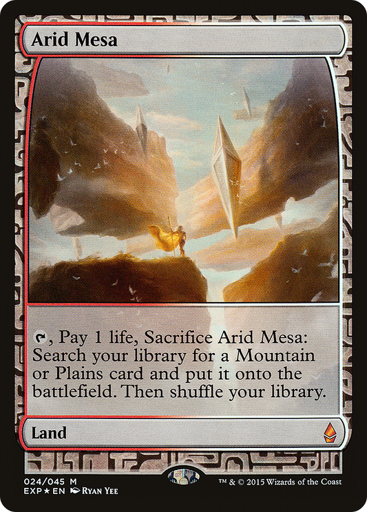 Arid Mesa (EXP-024) - Zendikar Expeditions Foil