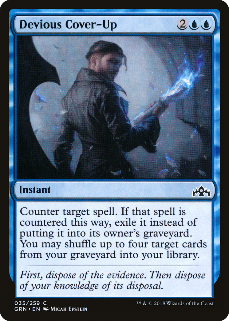 Devious Cover-Up (GRN-035) - Guilds of Ravnica