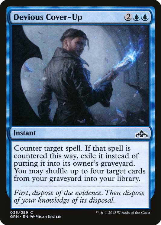 Devious Cover-Up (GRN-035) - Guilds of Ravnica