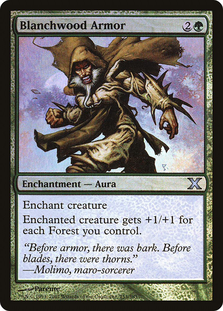 Blanchwood Armor (10E-253★) - Tenth Edition Foil