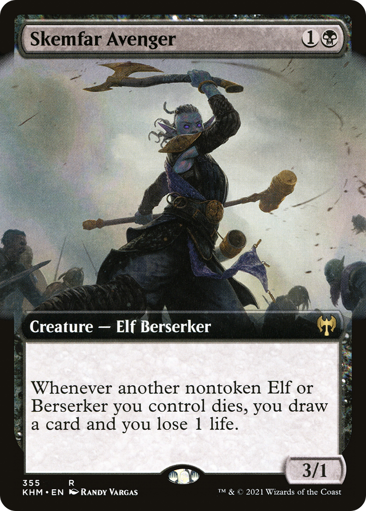 Skemfar Avenger  (KHM-355) - Kaldheim: (Extended Art) Foil