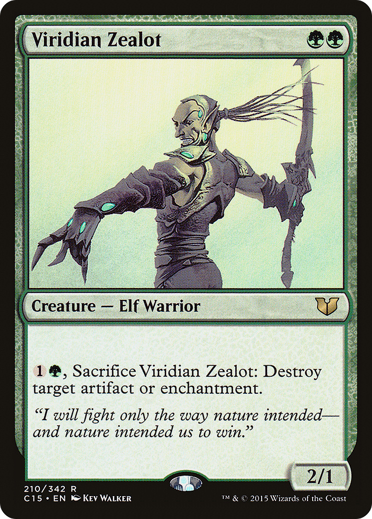 Viridian Zealot (C15-210) - Commander 2015