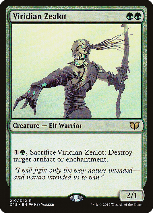 Viridian Zealot (C15-210) - Commander 2015