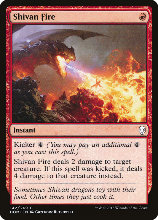 Shivan Fire (DOM-142) - Dominaria