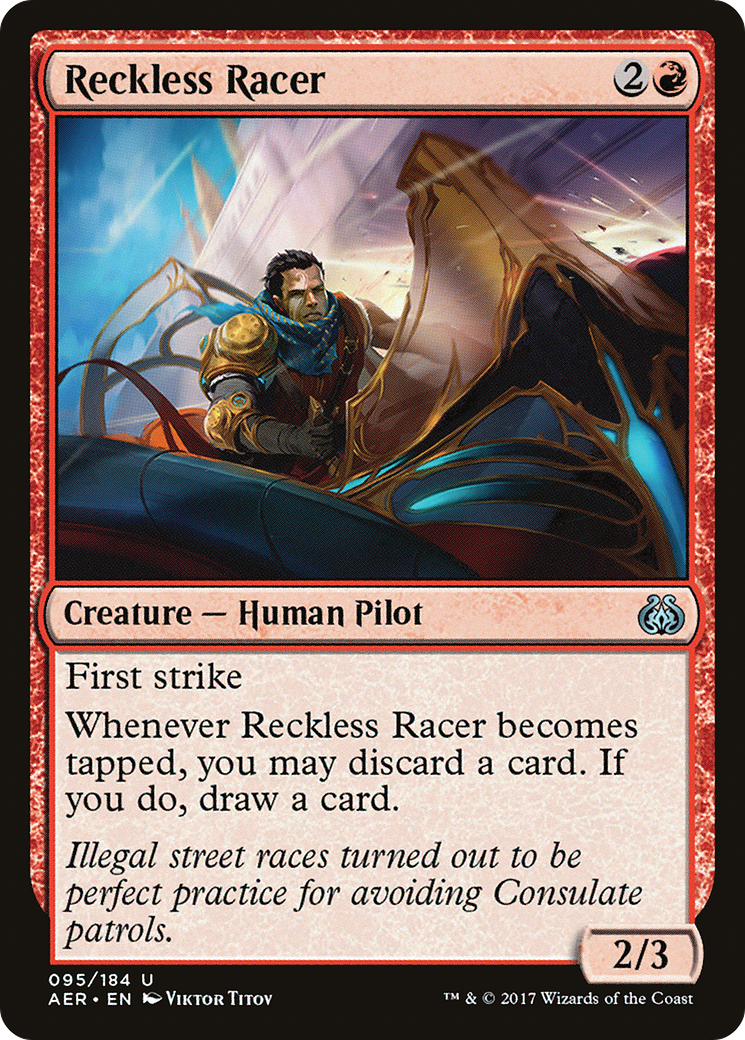 Reckless Racer (AER-095) - Aether Revolt Foil