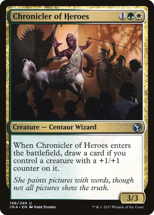 Chronicler of Heroes (IMA-196) - Iconic Masters Foil