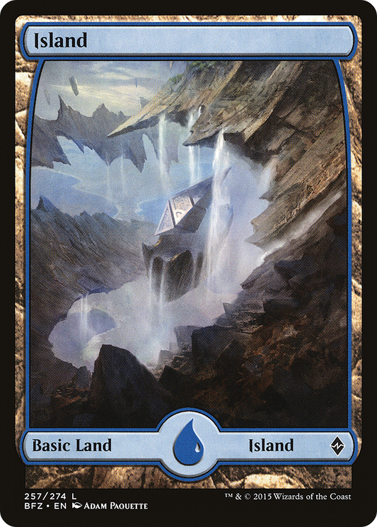 Island (BFZ-257) - Battle for Zendikar