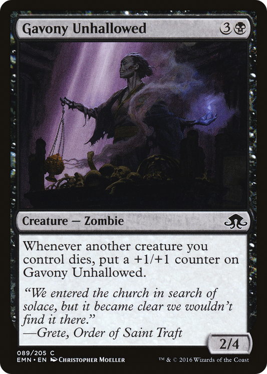 Gavony Unhallowed (EMN-089) - Eldritch Moon Foil