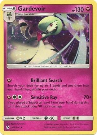 Gardevoir - 141/214 (Cosmos Holo) 141 - Miscellaneous Cards & Products Holofoil