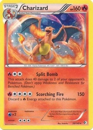 Charizard 020/149 - Blister Exclusives Holofoil - Promo