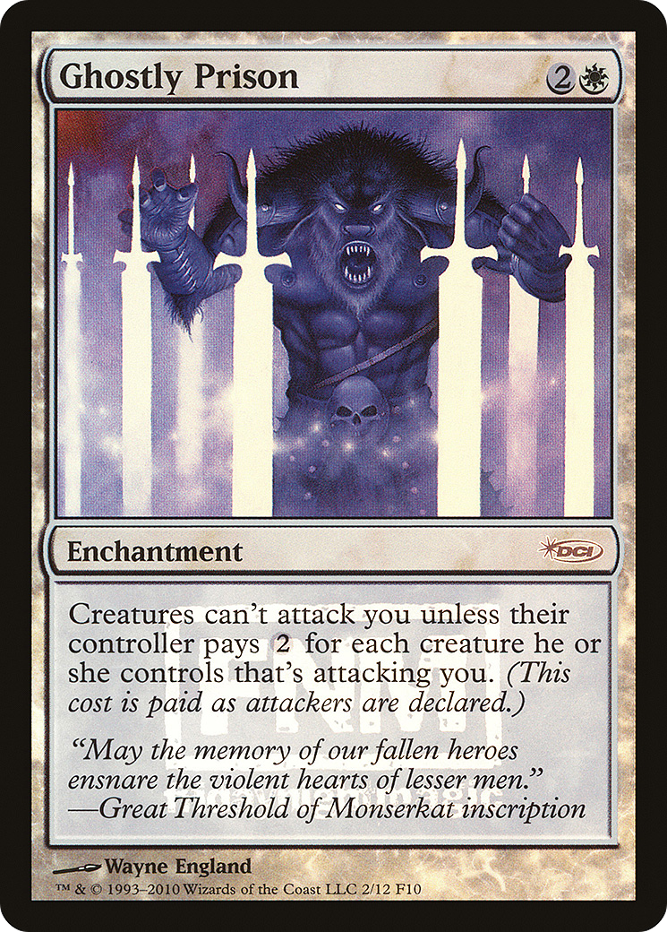 Ghostly Prison (F10-002) - Friday Night Magic 2010 Foil