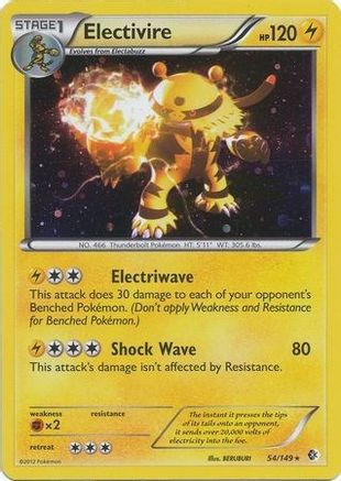 Electivire 054/149 - Blister Exclusives Holofoil - Promo