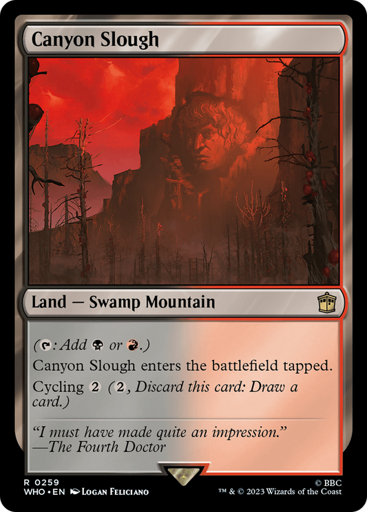 Canyon Slough (WHO-259) - Doctor Who Foil