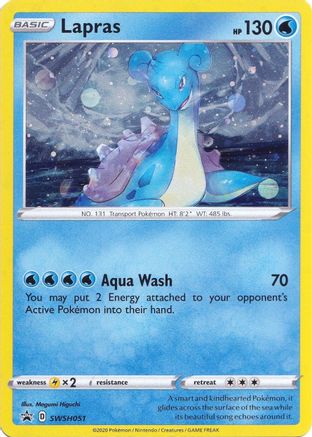 Lapras SWSH051 - SWSH Sword & Shield Promo Cards Holofoil - Promo