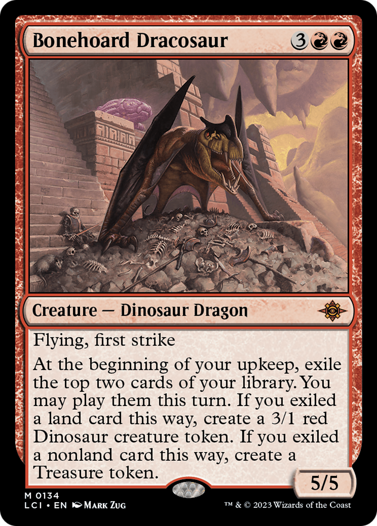 Bonehoard Dracosaur (LCI-134) - The Lost Caverns of Ixalan Foil