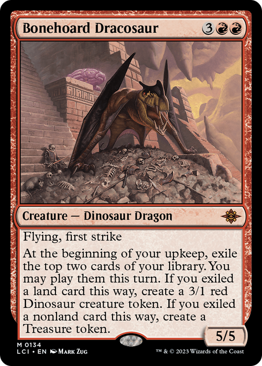 Bonehoard Dracosaur (LCI-134) - The Lost Caverns of Ixalan Foil