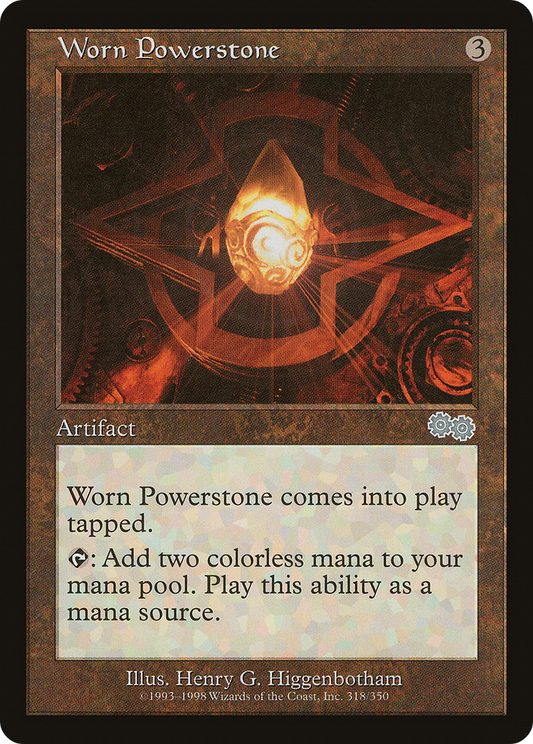 Worn Powerstone (USG-318) - Urza's Saga