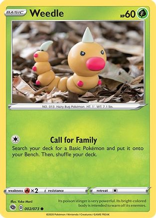 Weedle 2/73 - Champions Path