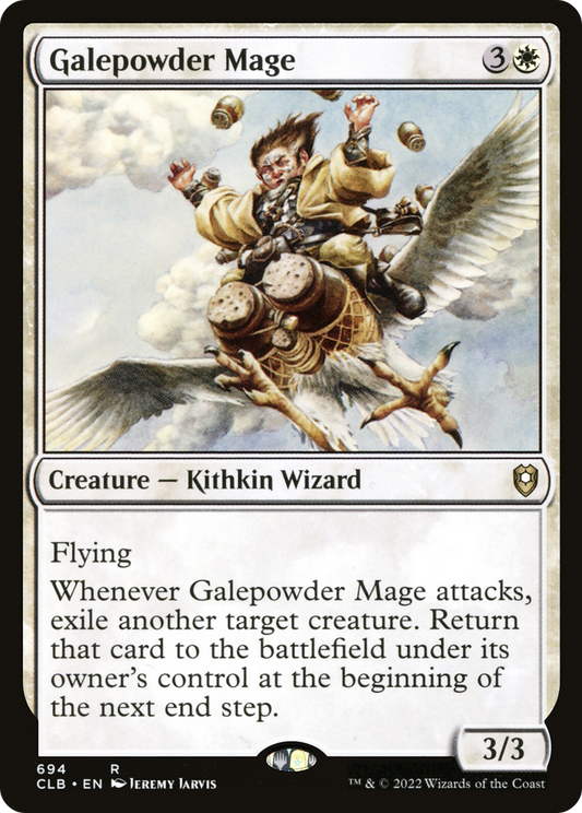 Galepowder Mage (CLB-694) - Commander Legends: Battle for Baldur's Gate