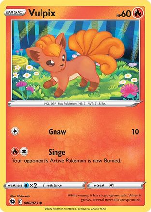 Vulpix 006/73 - Champions Path Normal - Common