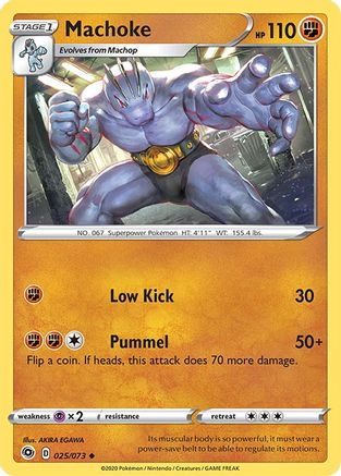 Machoke 25/73 - Champions Path Reverse Holofoil