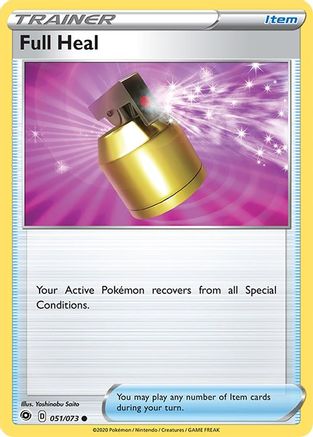 Full Heal 051/73 - Champions Path Reverse Holofoil - Common