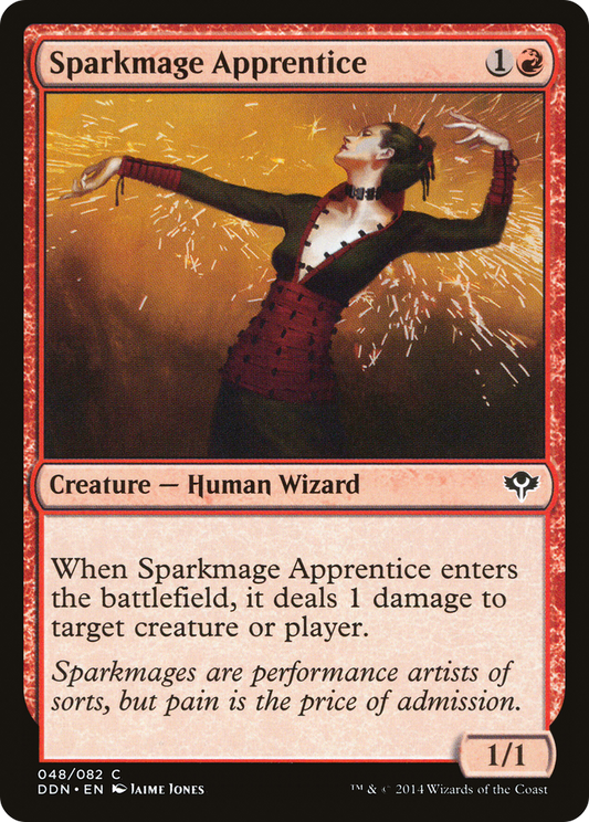 Sparkmage Apprentice (DDN-048) - Duel Decks: Speed vs. Cunning