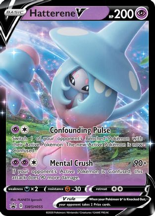 Hatterene V SWSH055 - SWSH Sword & Shield Promo Cards Holofoil - Promo