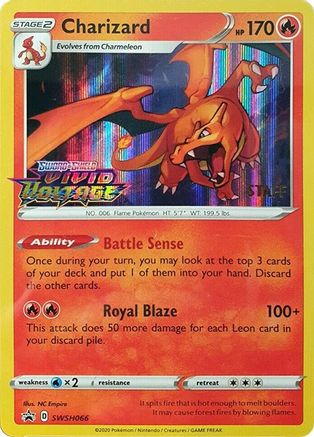 Charizard SWSH066 - SWSH Sword & Shield Promo Cards Holofoil - Promo