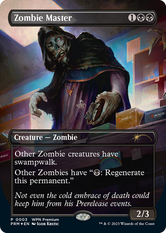 Zombie Master (PW24-003) - Wizards Play Network 2024 (Borderless) Foil