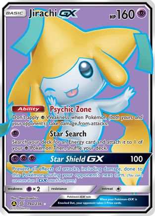 Jirachi GX - 79a/236  - Alternate Art Promos Holofoil