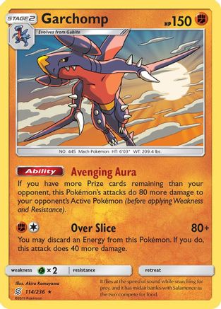 Garchomp - 114/236 (SM Unified Minds) 114 - Deck Exclusives