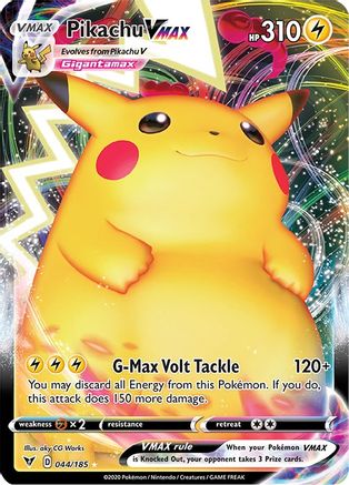Pikachu VMAX 044/185 - SWSH04 Vivid Voltage Holofoil - Ultra Rare