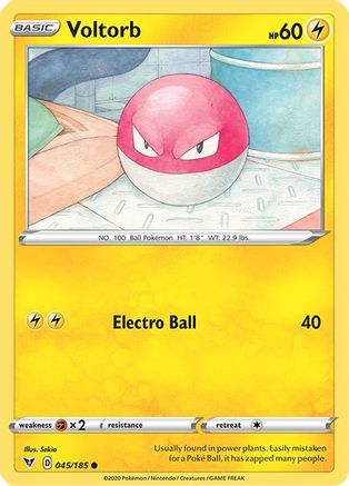 Voltorb 045/185 - SWSH04 Vivid Voltage Normal - Common