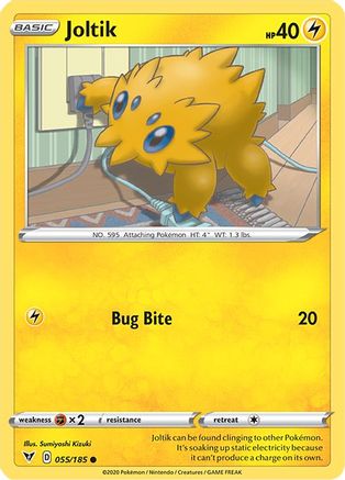 Joltik 055/185 - SWSH04 Vivid Voltage Reverse Holofoil - Common