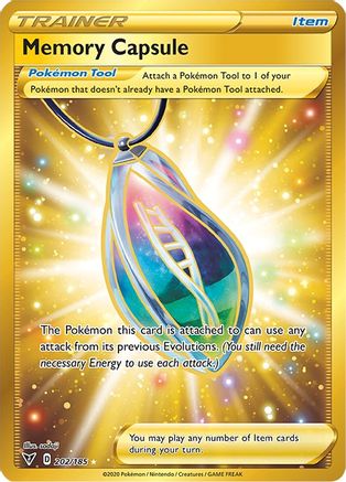 Memory Capsule (Secret) (202/185) - SWSH04 Vivid Voltage Holofoil - Secret Rare