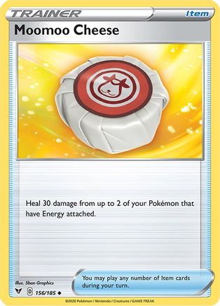 Moomoo Cheese 156/185 - SWSH04 Vivid Voltage Reverse Holofoil - Uncommon